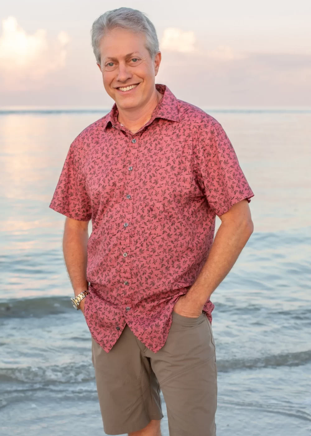 Scott Shimberg beach hands in pockets PNG
