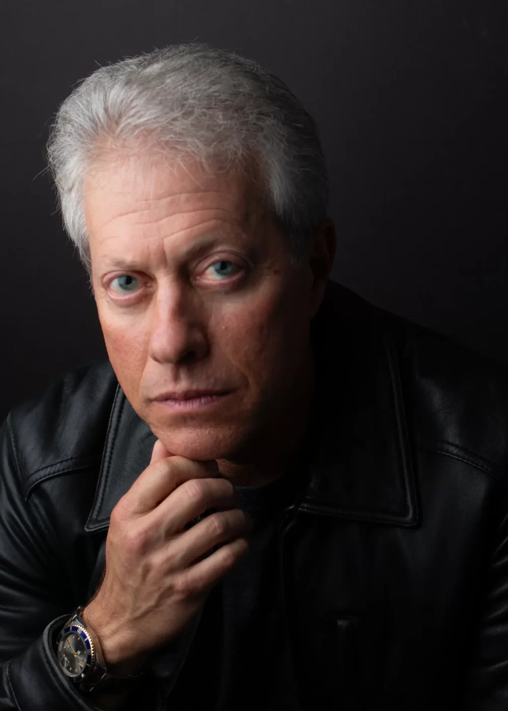 Scott Shimberg leather coat closeup 5 PNG