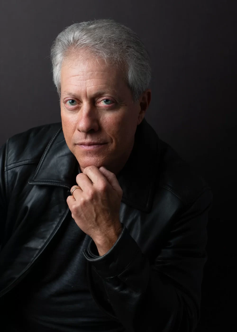 Scott Shimberg leather coat closeup 6 PNG